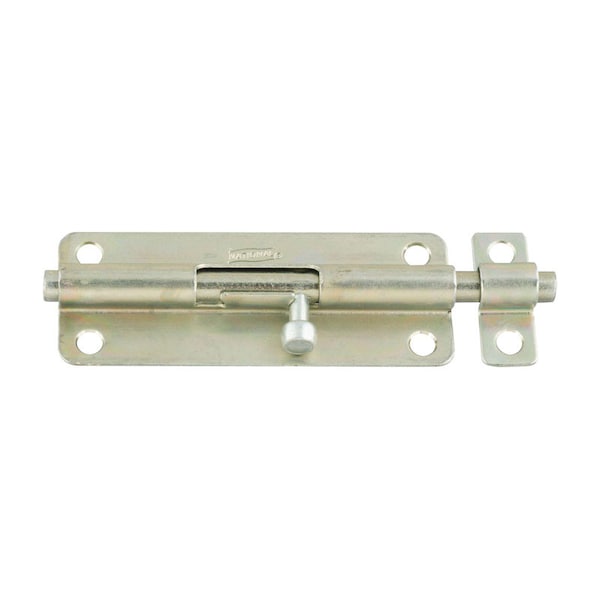 National Hardware National Hardware 5 in. L Zinc-Plated Steel Barrel Bolt 1 pk N151-738 - main